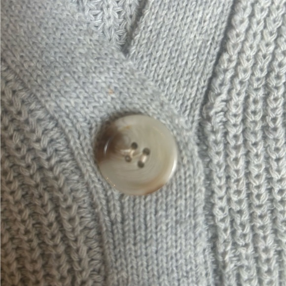 Line & Dot Cream Button-Up Cardigan Women’s XL - Picture 6 of 10